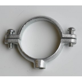 Galvanised single pipe ring metric 401G